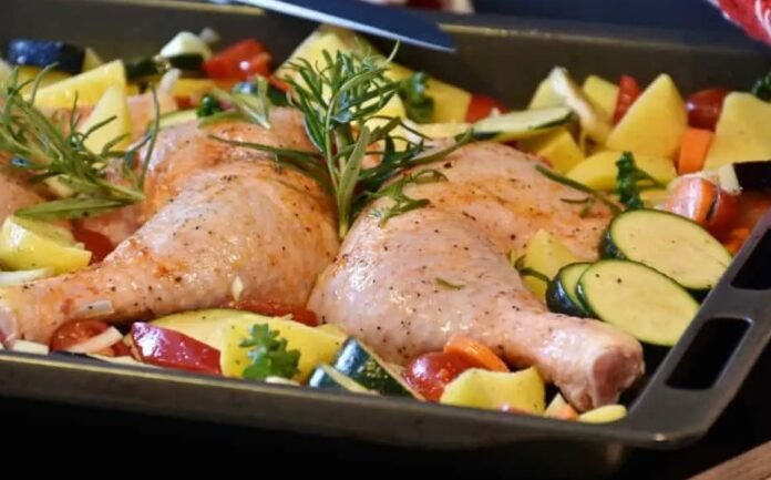 Can You Cook Vegetables with Raw Chicken