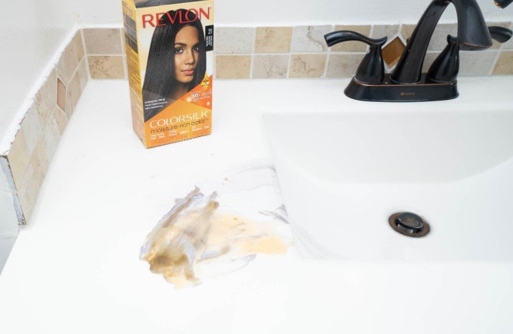 How to Effectively Get Hair Dye off Countertops