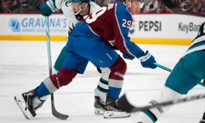 Avalanche edge Sharks with Nichushkin’s late goal
