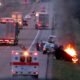 Vehicle fire causes traffic