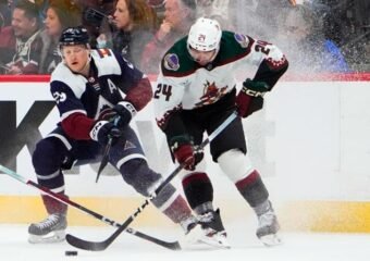 Avalanche edge Coyotes 4-3 with late goal from Toews