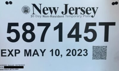 Fake Temporary License Plates