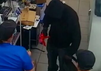 Two masked robbers hit Broadway Domino’s