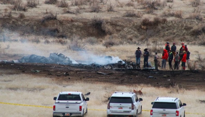 Two people survive plane crash near Loma