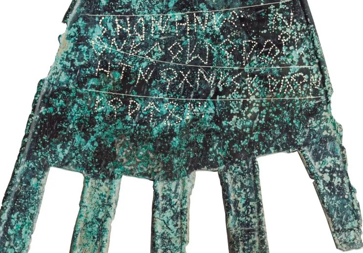 Ancient Bronze Hand Reveals Clues 