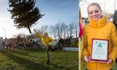 Christmas Tree Tossing Contest Cost a Woman
