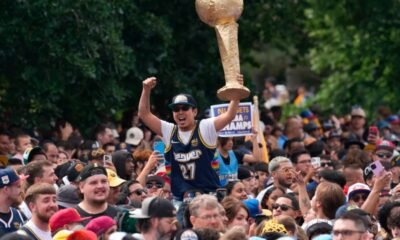 Denver Nuggets victory celebration