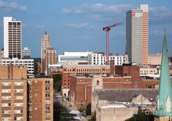 Fort Wayne city skyline