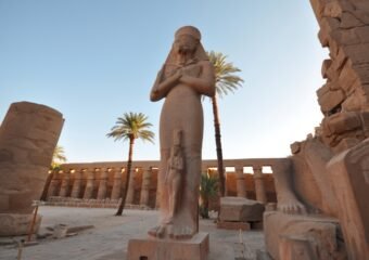 Ramses II limestone statue discovery