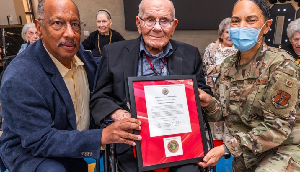centenarian wwii veteran celebration