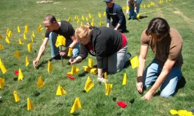 Colorado Mesa University Holocaust Awareness Flags