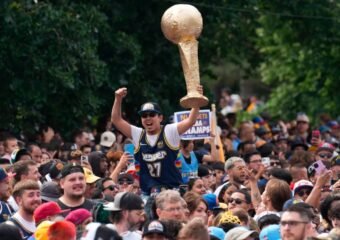 Denver Nuggets victory celebration