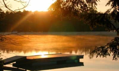 Lake Henry sunset