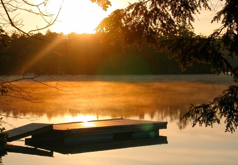 Lake Henry sunset