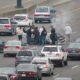 Traffic accident on highway