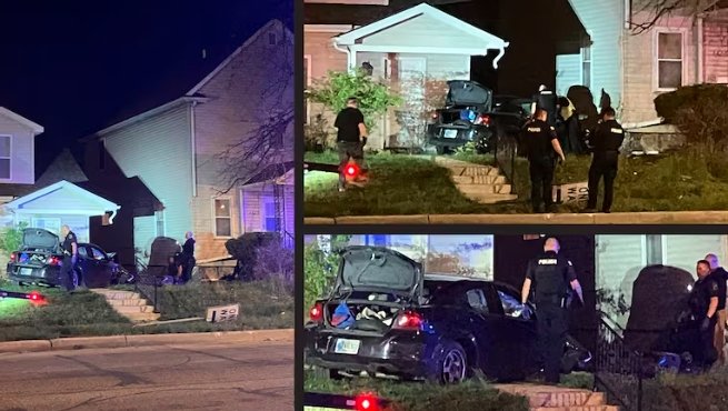 police pursuit residential damage