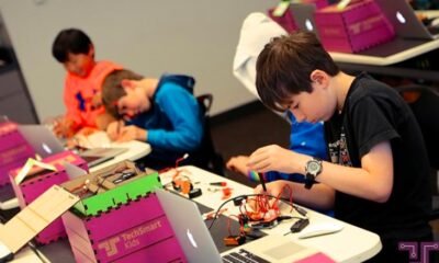 spring break STEM camp Science Central children rockets