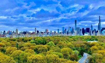 April showers cityscape
