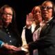 Mayor Sharon Tucker inauguration