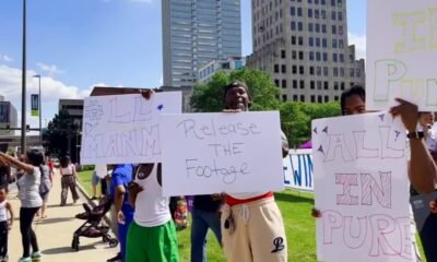 Linzell Parhm protest