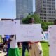 Linzell Parhm protest
