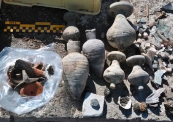 Ostia Antica Roman well artifacts