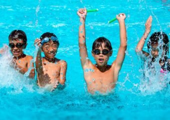 Swimming pool summer