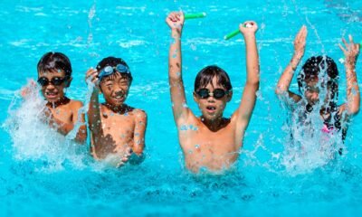 Swimming pool summer
