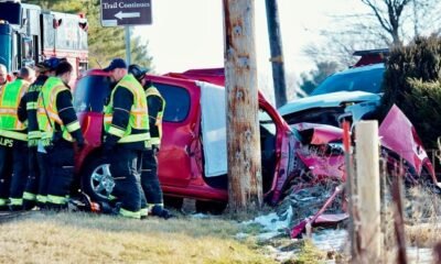 elkhart indiana car crash emergency response
