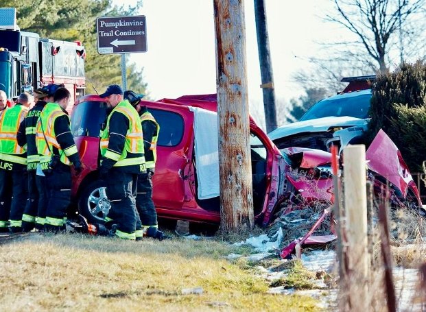 elkhart indiana car crash emergency response