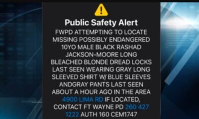 fwpd search missing endangered children Fort Wayne