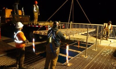 traffic alert closures broadway taylor bridge work