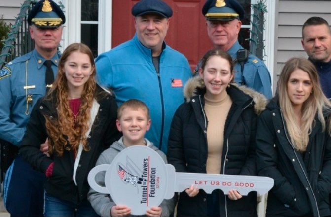 tunnel to towers foundation pays off mortgage for fallen trooper’s family