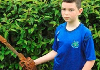 10 year old boy discovers 18th century sword in northern ireland