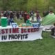 aclu lawsuit indiana university protest policy courtroom scene