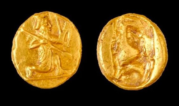 ancient persian gold coins discovered in turkey