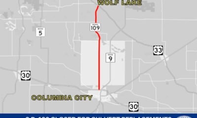 indot sr 205 whitley county road closures 2024