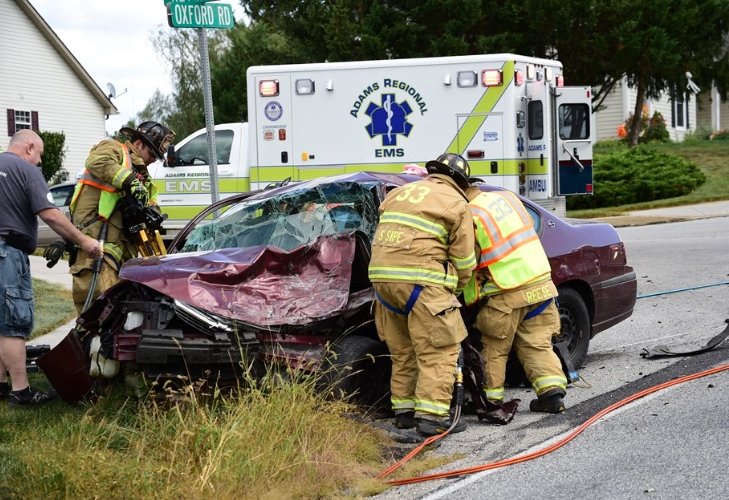 one person injured in adams county crash on friday