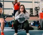 special olympics indiana fitness program participants working out