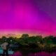 stunning display of northern lights in the night sky