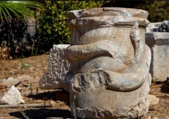 ancient greek snake altar patara discovery