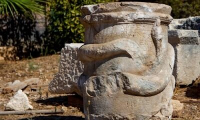 ancient greek snake altar patara discovery