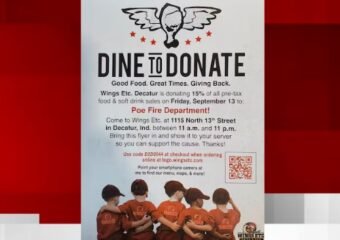 dine to donate event safe haven baby box Poe Fire Department 2024