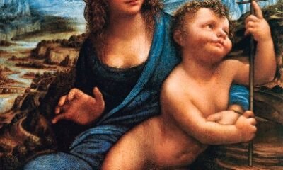 hidden sketch beneath leonardo da vinci the virgin of the rocks