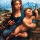 hidden sketch beneath leonardo da vinci the virgin of the rocks