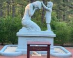 mother pleads for return of missing sculpture symbolizing daughter