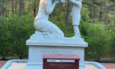 mother pleads for return of missing sculpture symbolizing daughter