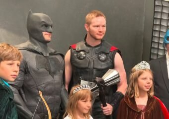 pediatric patients with superhero volunteers Colorado Springs