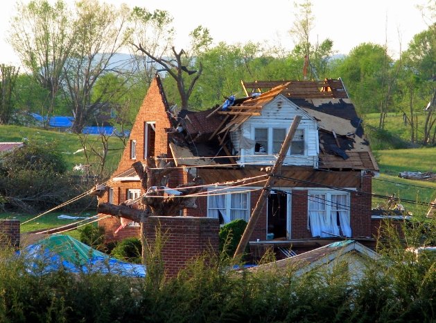 tornado damage in noble and lagrange counties