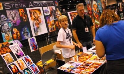 Amazing Art Expo featuring Star Wars, Disney, and anime characters artwork